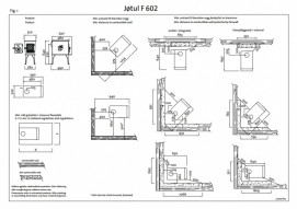 Krbová kamna Jotul F 602 ECO - modročerný smalt