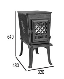 Krbová kamna Jotul F 602 ECO - modročerný smalt